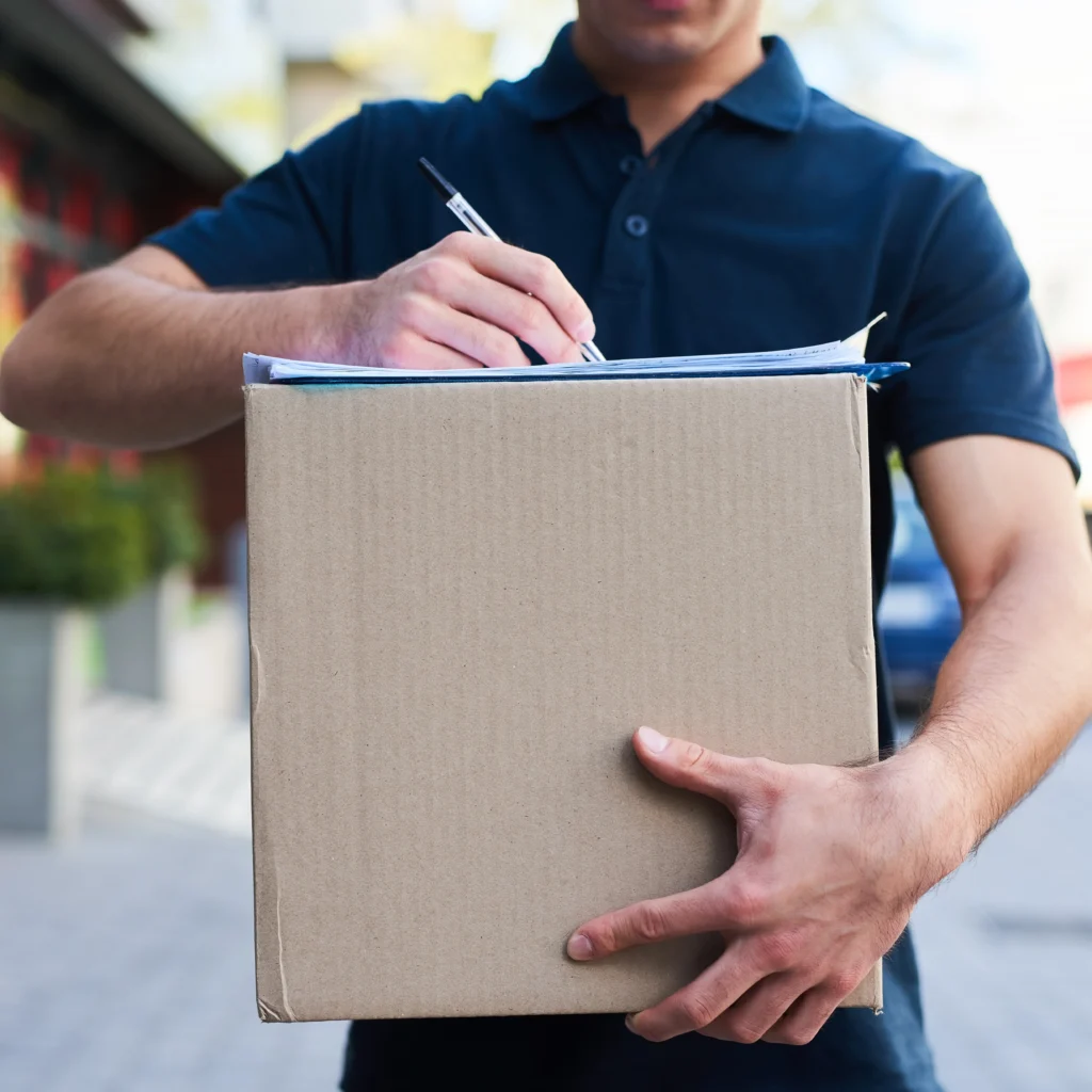 courier delivery process